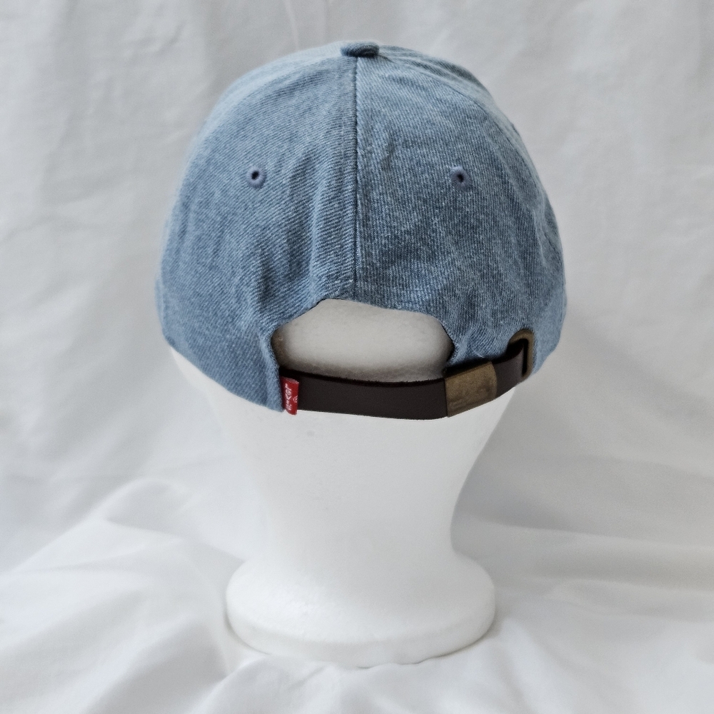 Levi's MLB 2016 World Series Denim Cap Adjustable Strapback Hat Cubs Rare - Picture 3 of 10